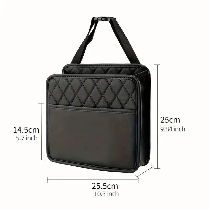 Borsa portaoggetti per organizer per seggiolino auto in pelle PU per tutti i modelli di veicoli Mantieni il tuo giro pulito e protetto con accessori essenziali per auto