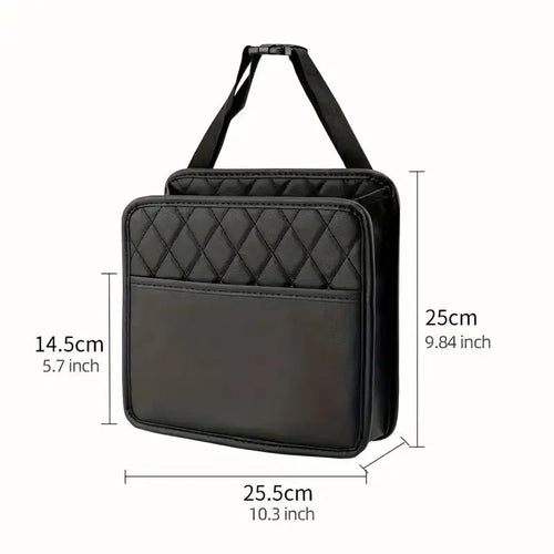 Borsa portaoggetti per organizer per seggiolino auto in pelle PU per tutti i modelli di veicoli Mantieni il tuo giro pulito e protetto con accessori essenziali per auto