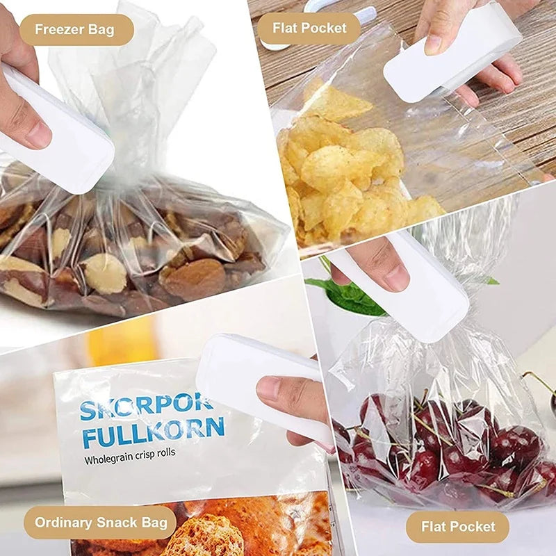Mini termosigillatrice portatile, termosigillatrice per sacchetti di plastica per alimenti