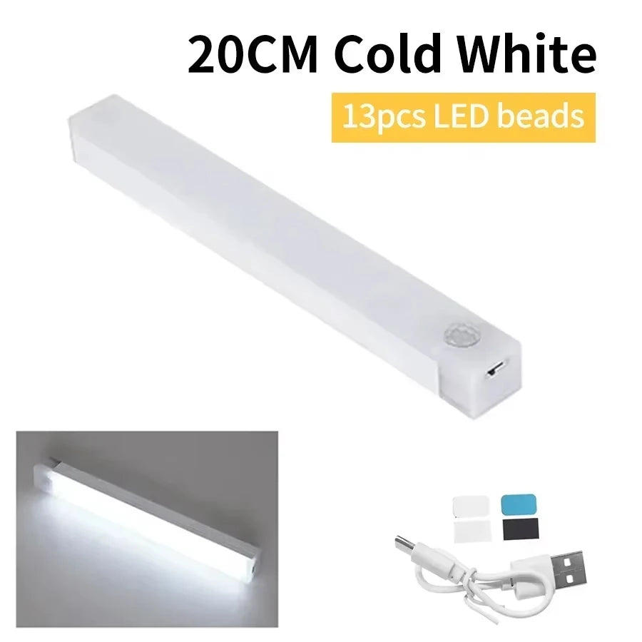 Lampada LED Magnetica per Armadio con Sensore di Movimento – Ricaricabile USB