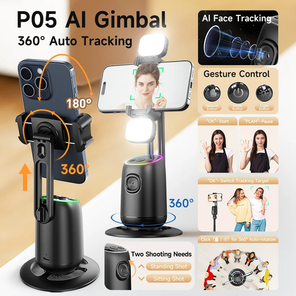 P05 Smartphone Stabilizer Gimbal – 3-Axis Stabilization