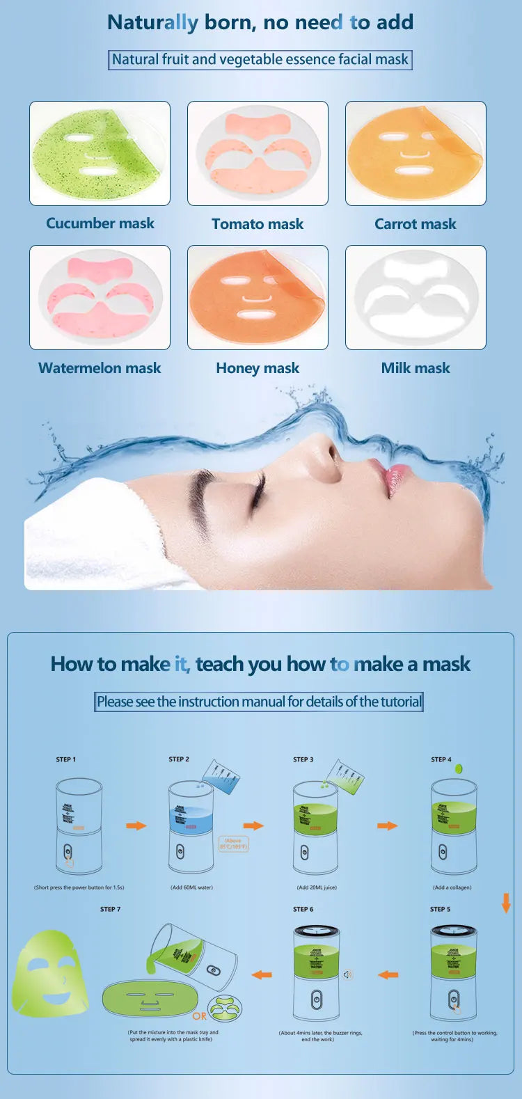 DIY Face Mask Maker – Automatic Home Spa Treatment