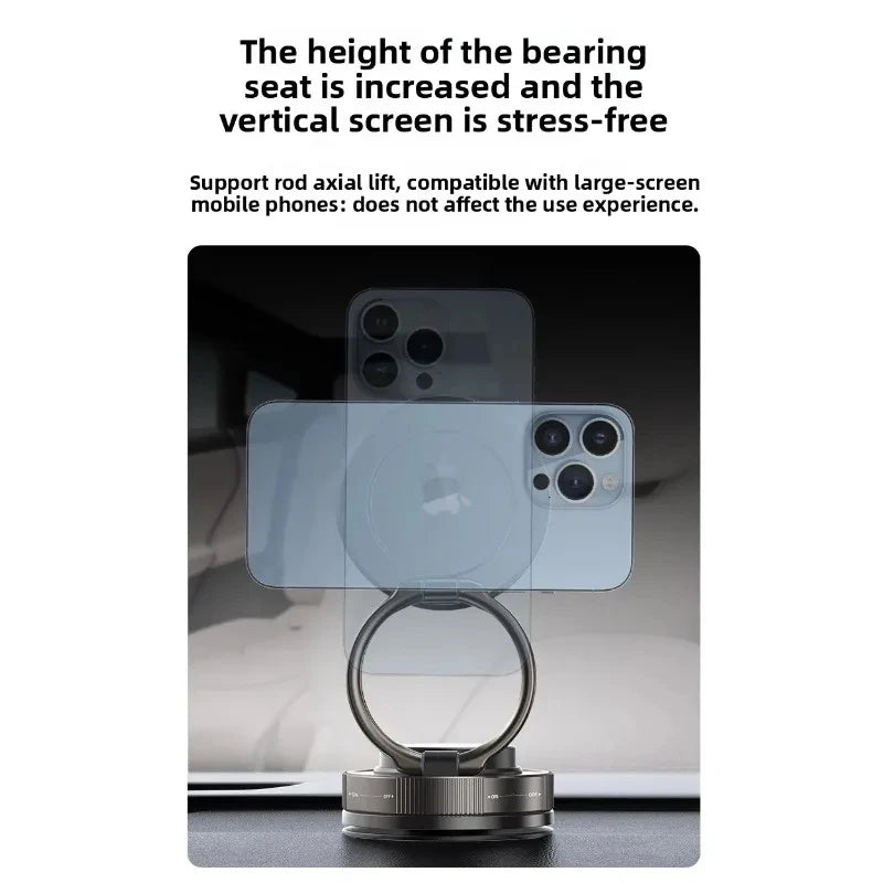 MagSafe Magnetic Car Mount – 360° Rotation