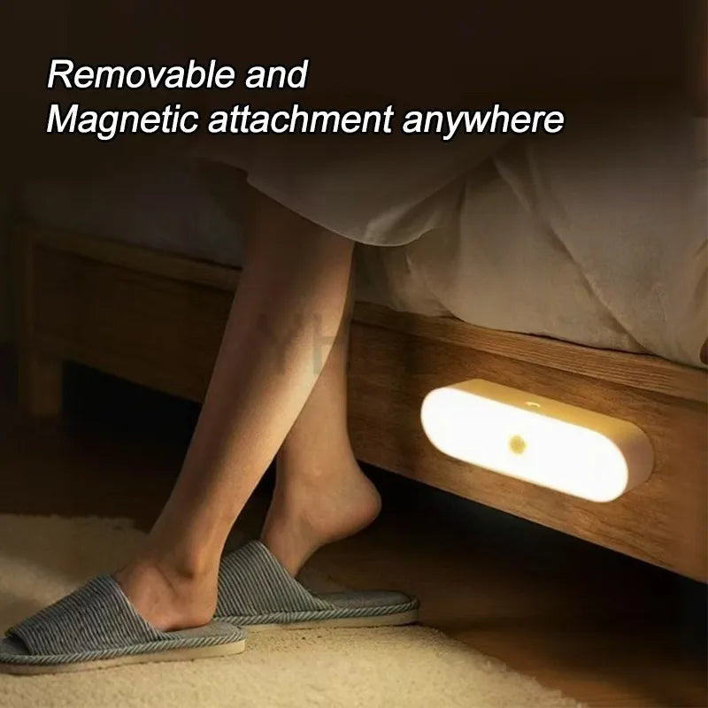 LED Night Light with Motion Sensor - USB Rechargeable