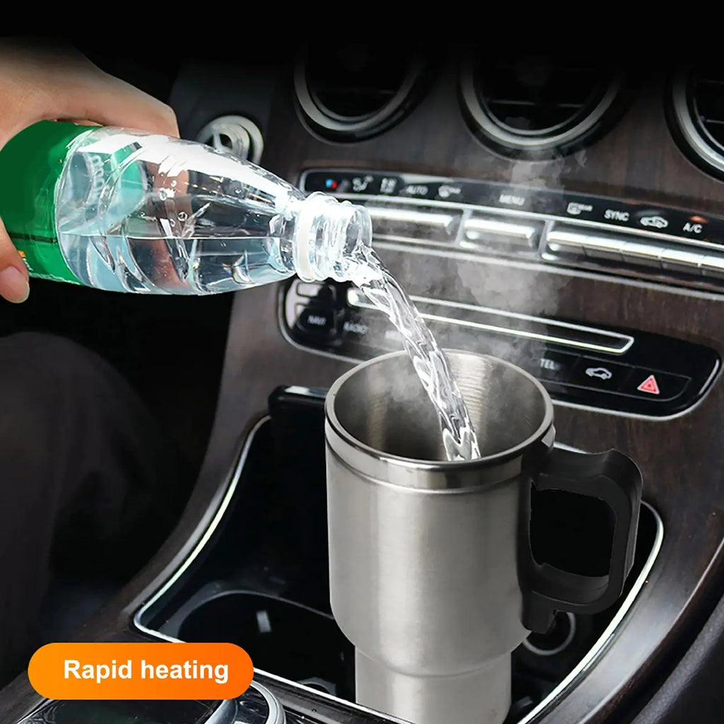 500ML 12V Auto Tazza di Riscaldamento Elettrico USB Tazza Riscaldante Bottiglia di Acqua Tazza Riscaldatore Tazza da Viaggio con Riscaldatore USB Gadget per Auto