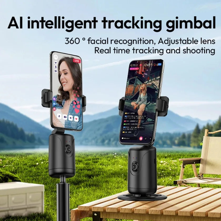 Gimbal AI per Smartphone – Tracking 360° Automatico