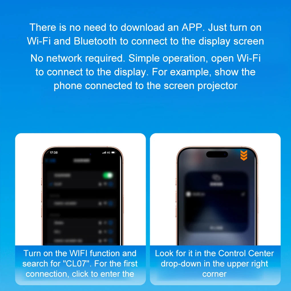 Mini Display Selfie per Smartphone – Monitor Wireless Android e iPhone